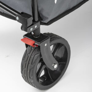 Foldable wagon all-terrain wheel