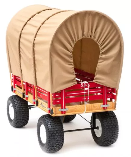 oregon trail type wagon hoop covering