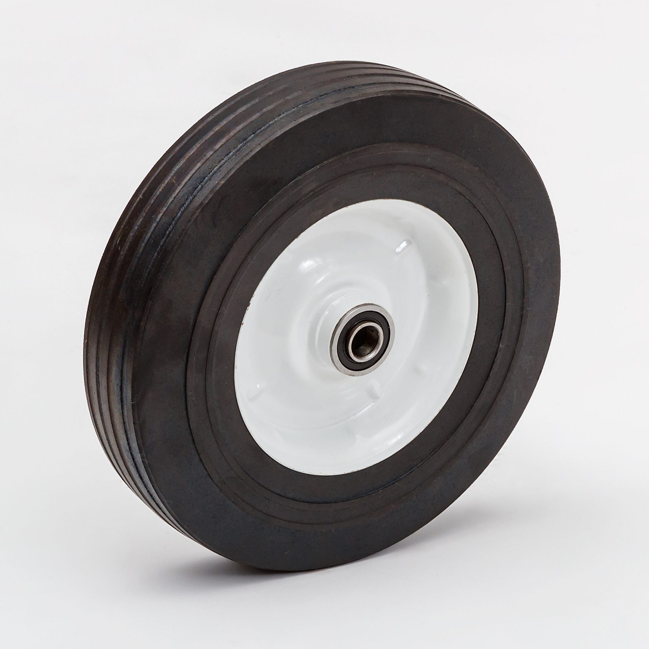 Cart 400 lb Dolly Sawtooth Tread 2 Heavy Duty Replacement Tire / Rim for Hand Truck Rocky Mountain Dolly Wheel 4.10/3.50-4” 2.25” Offset Hub with Pneumatic 5/8” Ball Bearing Gorilla Cart 
