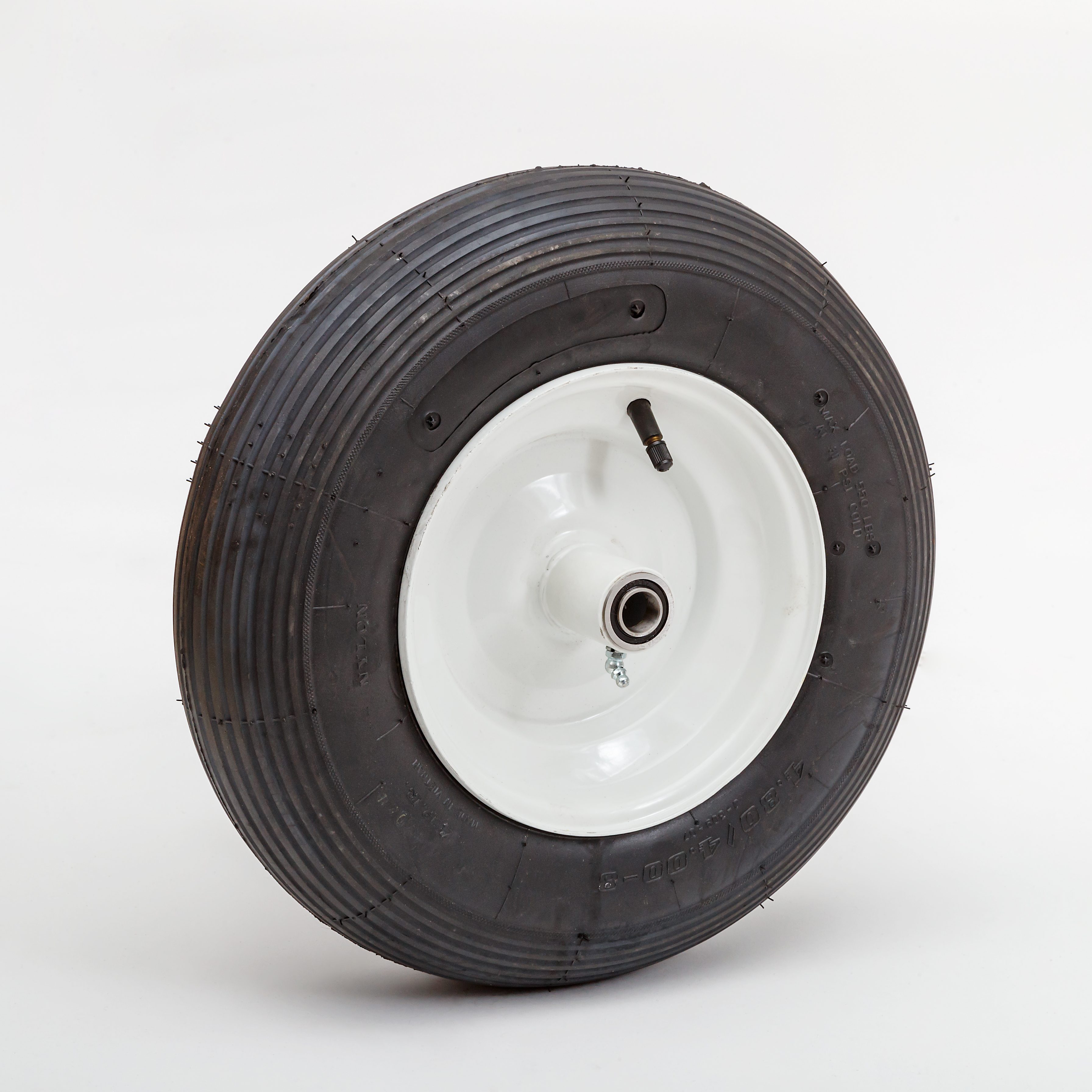 Wagon/Tricycle/Utility cart Replacement Lapp Wheels 15 Pneumatic Wheel White Turf 4 ply Tread