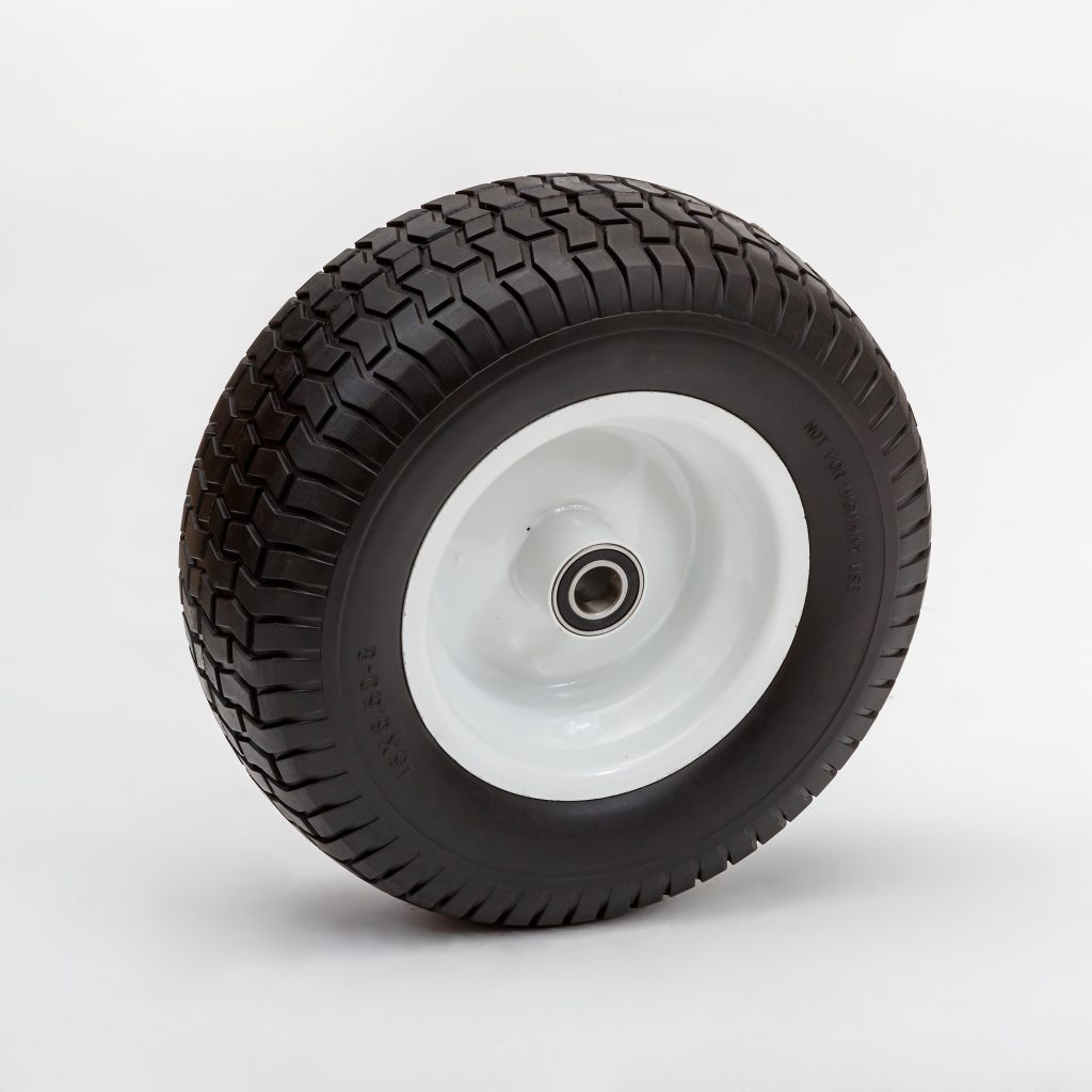Lapp Wheels, 16 inch, 16x6.50-8, Flat Free Wheel with Turf Tread - Lapp