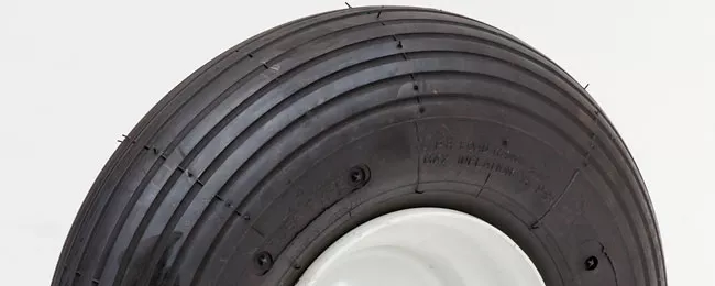 13rw40c 34 13 6 pneumatic wheel 4 00 6 ribbed 4 ply 4 oc bag handtruck tire