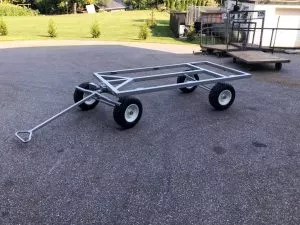flat wagon cart for roofing