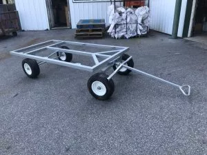 roofing material flat wagon cart