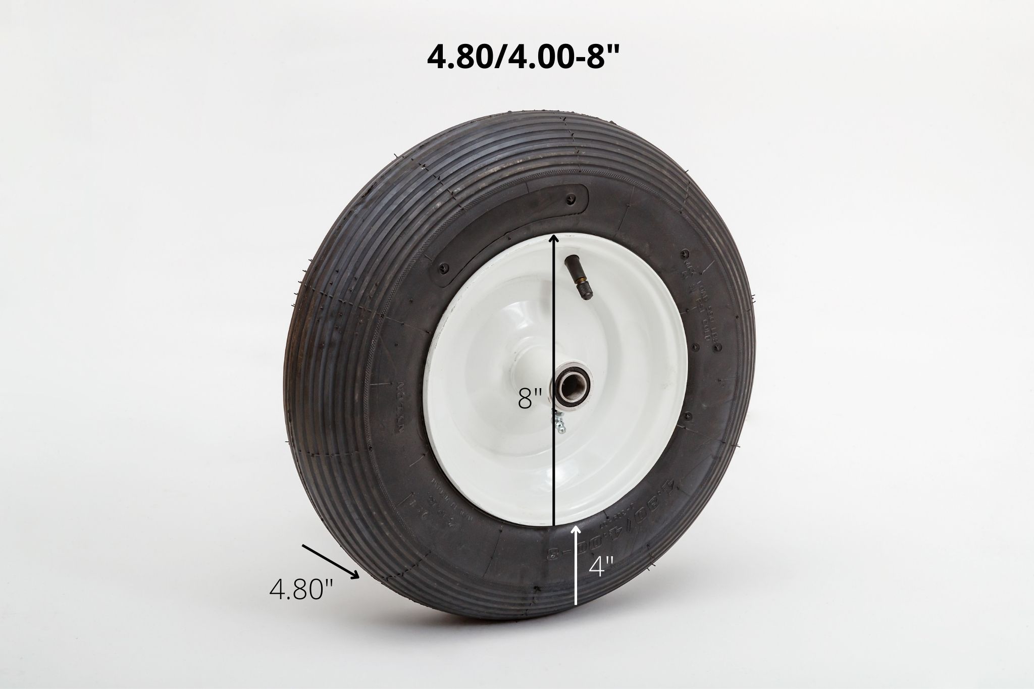 Wheelbarrow Tire Size Chart