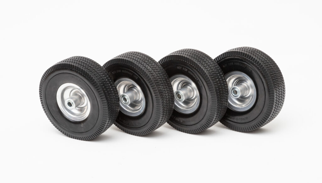 4 natural rubber tires