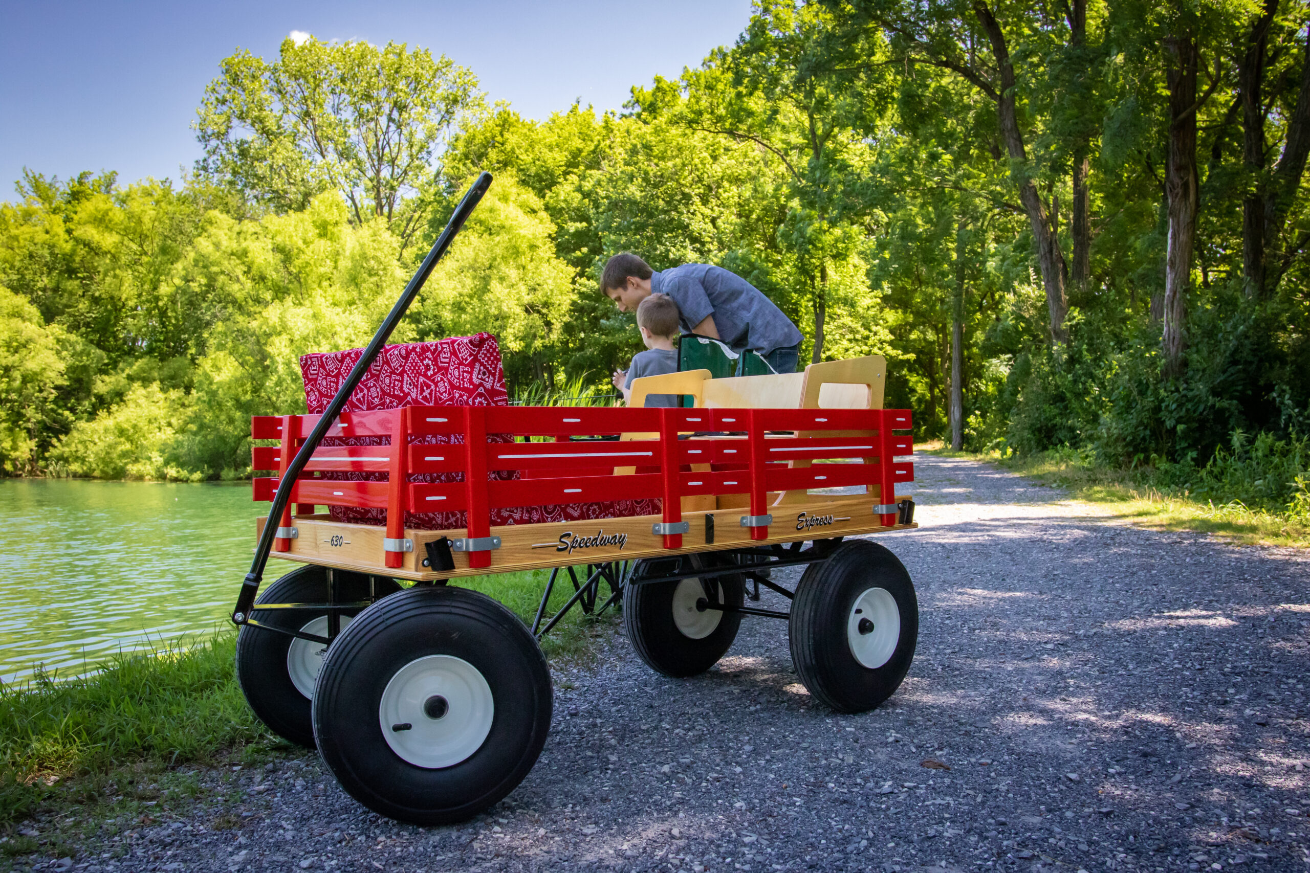 Natural Rubber Tires For Garden Carts & More - Lapp Wagons